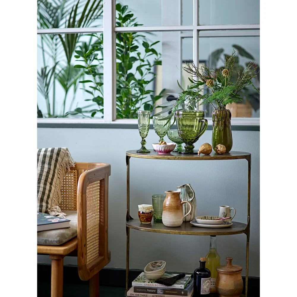 Jarrón Creative Collection Eloi, Verde, Gres Set de 4 Piezas