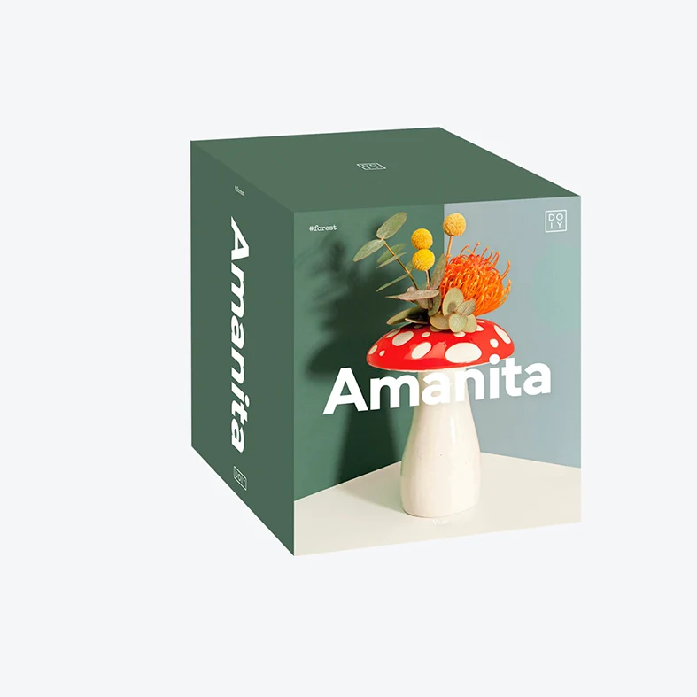 JARRÓN - Doiy, Amanita extenso