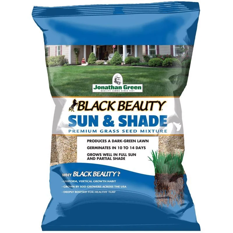 Semillas de césped para sol y sombra Black Beauty®, 15 lb Jonathan Green