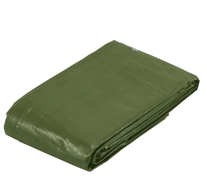 Lona uso rudo, verde olivo, 12 X 17 metros, Truper Expert de 2 x 3 Metros