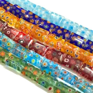 Millefiori, Beads Baterí Recargable Verde
