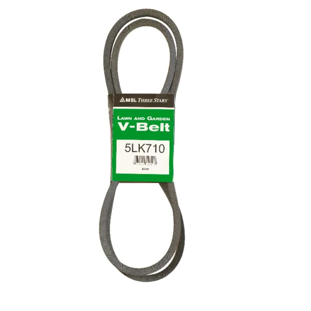 Correa trapezoidal estándar Mitsuboshi Super KB de 0,63 pulg. de ancho x 71 pulg. de largo para cortadoras de césped autop...
