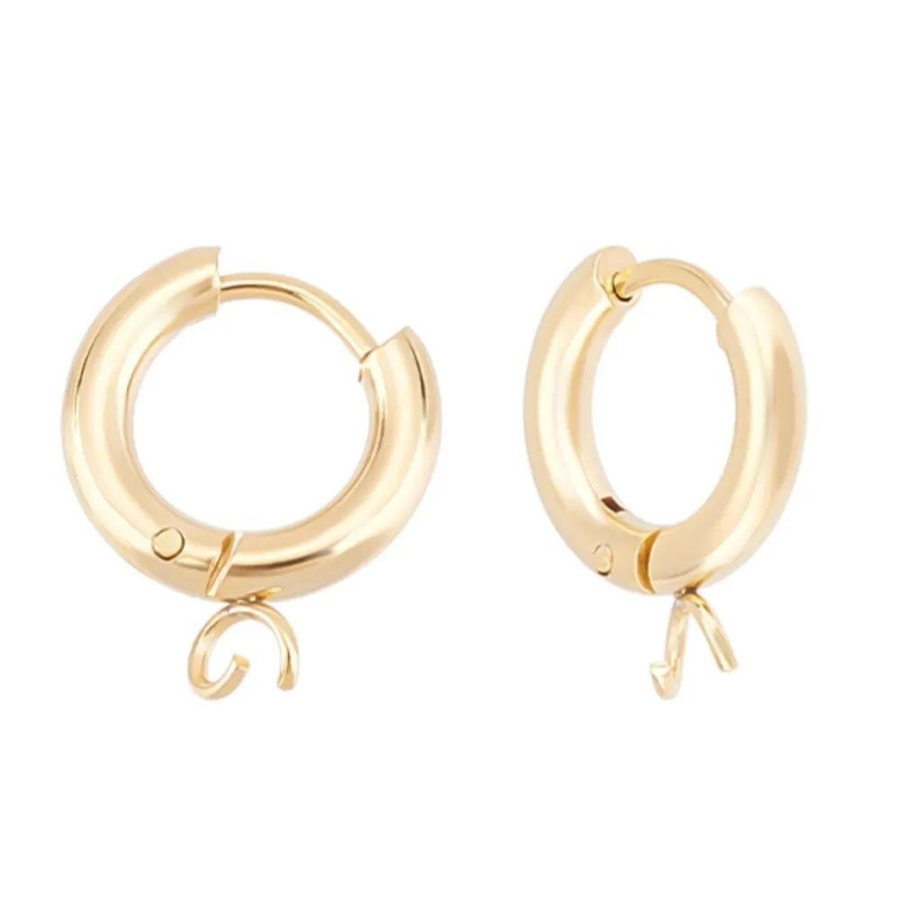Pantallas, Hoop, Inoxidable Steel, Enchapado 24k