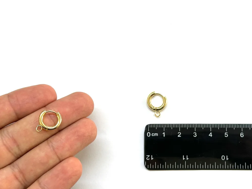 Pantallas, Hoop, Inoxidable Steel, Enchapado 24k