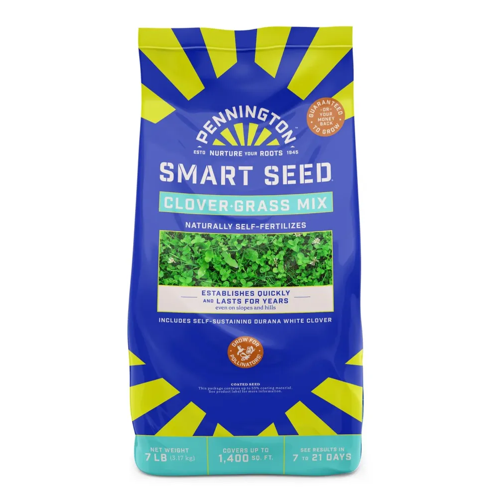 Mezcla de semillas de césped Pennington Smart Seed para pleno sol y sombra ligera, 7 lb