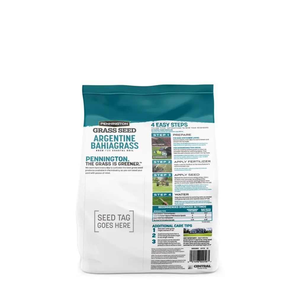 Semillas de césped Pennington Bahia Grass para pleno sol, 3 lb