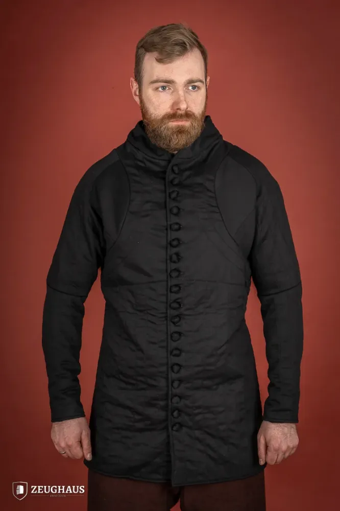 Premium de Exterior Gambeson 14th Cent. Carbón