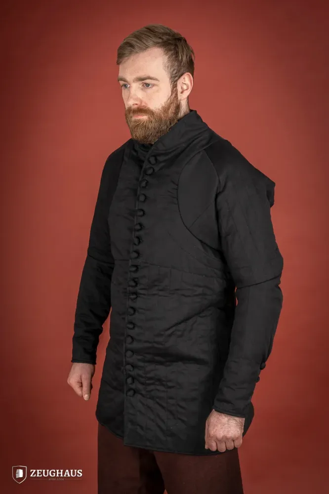 Premium de Exterior Gambeson 14th Cent. Carbón
