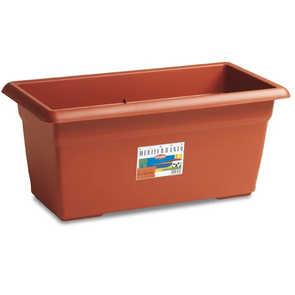 Premium de Exterior Jardinera Rectangular 80 cm
