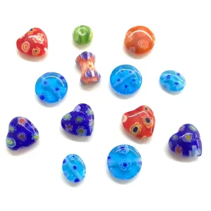 Premium de Exterior Millefiori, Beads, Surtidos