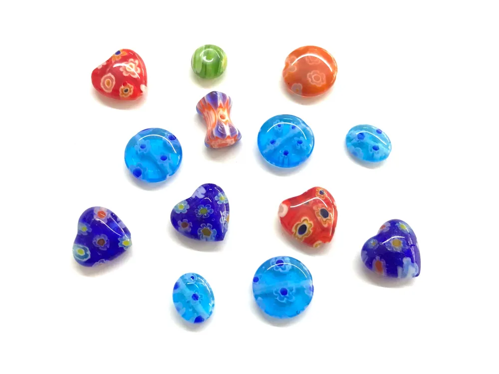 Premium de Exterior Millefiori, Beads, Surtidos