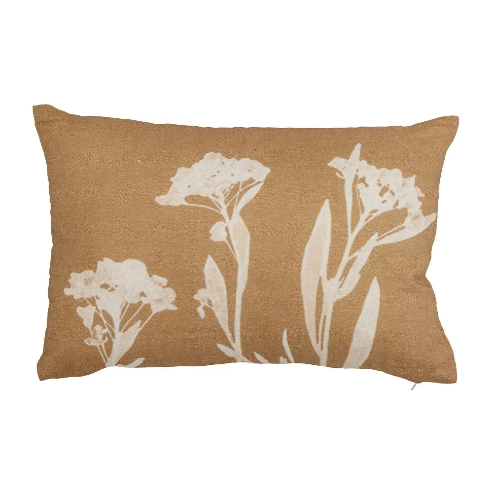 Profesional para Jardín Bloomingville Gin Pillow, Marrón, Lino