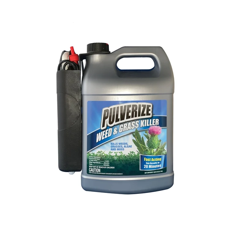 Pulverizar herbicida y eliminador de césped líquido listo para usar, 1 galón. Pulverize