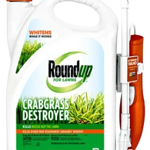 Herbicida Roundup para césped Crabgrass Destroyer, líquido listo para usar, 1 galón (paquete de 4)