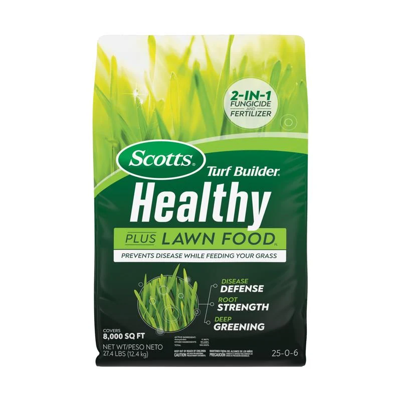 Alimento para césped de primavera Scotts Turf Builder para varios tipos de césped 8000 pies cuadrados