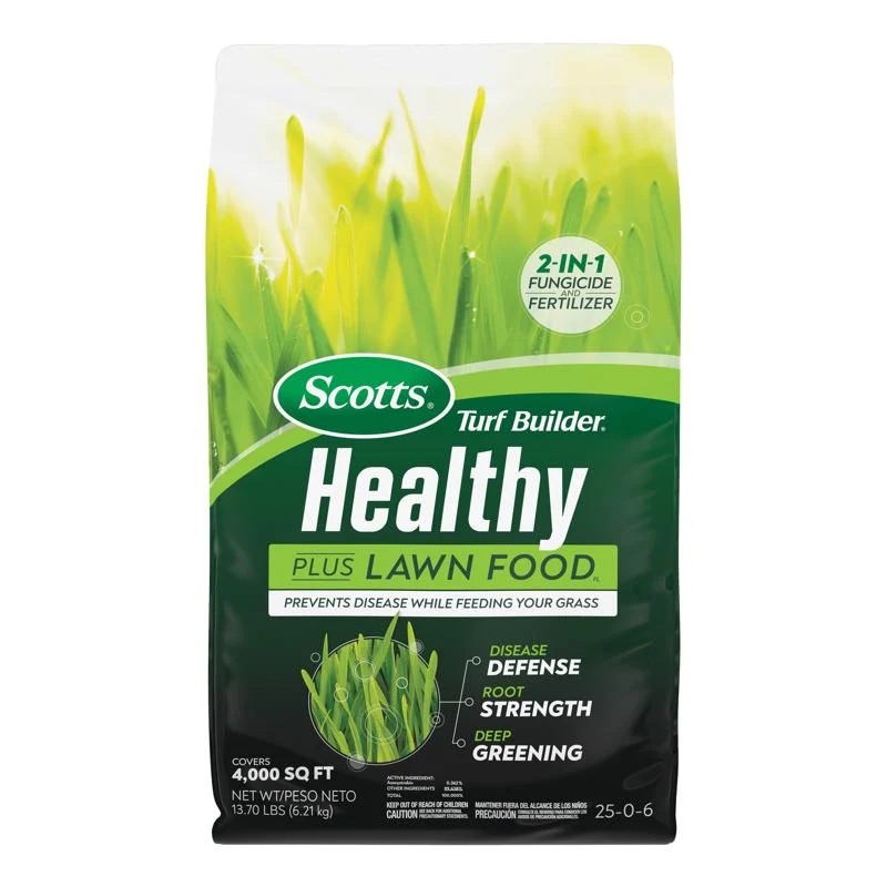 Alimento para césped de primavera Scotts Turf Builder para varios tipos de césped, 4000 pies cuadrados