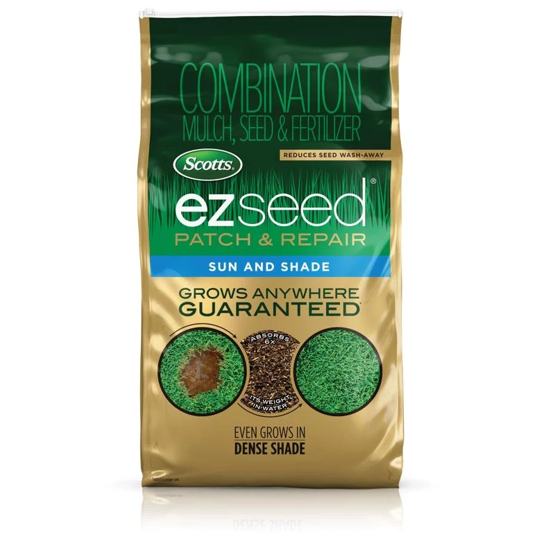 Mezcla reparadora de manchas de césped para sol o sombra de Scotts EZ Seed, 10 lb