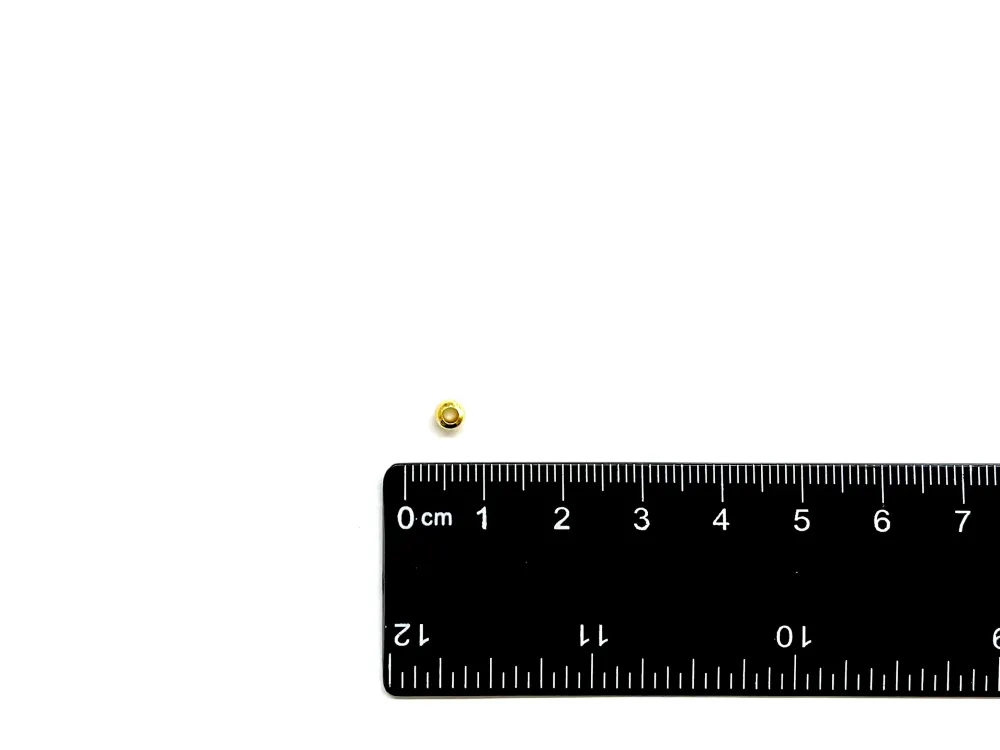 Separadores, Spacer, Enchapado 18k, 4mm, Beads con 5 Boquillas
