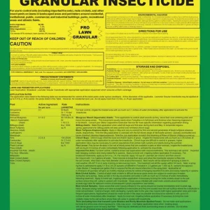 Insecticida en gránulos de bifentrina Lawnstar de Southern Ag, insecticida en gránulos para césped, 25 lb.