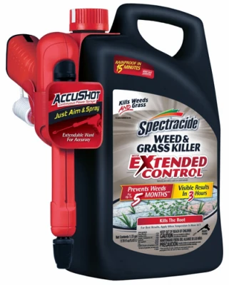 Herbicida y eliminador de césped con control extendido, pulverizador eléctrico AccuShot de 1.33 galones Spectracide