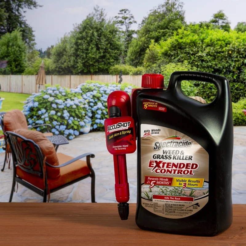 Herbicida y eliminador de césped con control extendido, pulverizador eléctrico AccuShot de 1.33 galones Spectracide