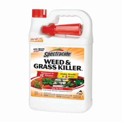 Herbicida y eliminador de césped Spectracide, líquido listo para usar, 1 galón (paquete de 4)