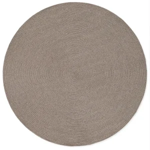 Tapete Camila Taupe Redondo de 2 x 3 Metros Beige