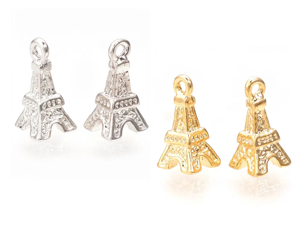 Torre Eiffel, Enchapado Set de 4 Piezas Oro