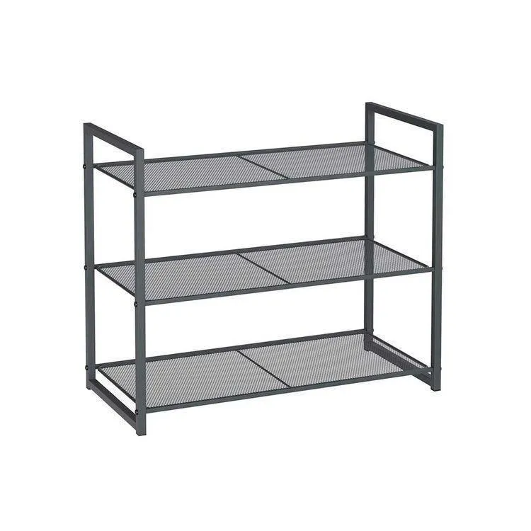 Zapatero gris ahumado para Patio Trasero