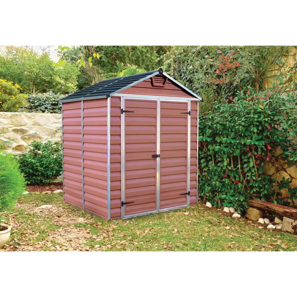 Cobertizo de jardín Skylight 154x185 cm ambar | Fácil Montaje