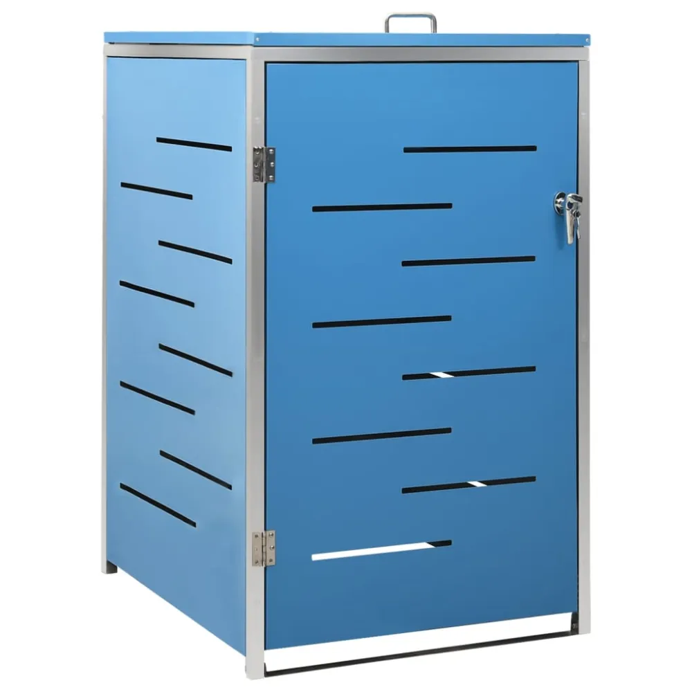 vidaXL cobertizo para un contenedor basura acero 69x77,5x112,5 cm