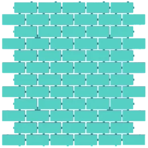 Acero Inoxidable Brick Verdeagua x m2