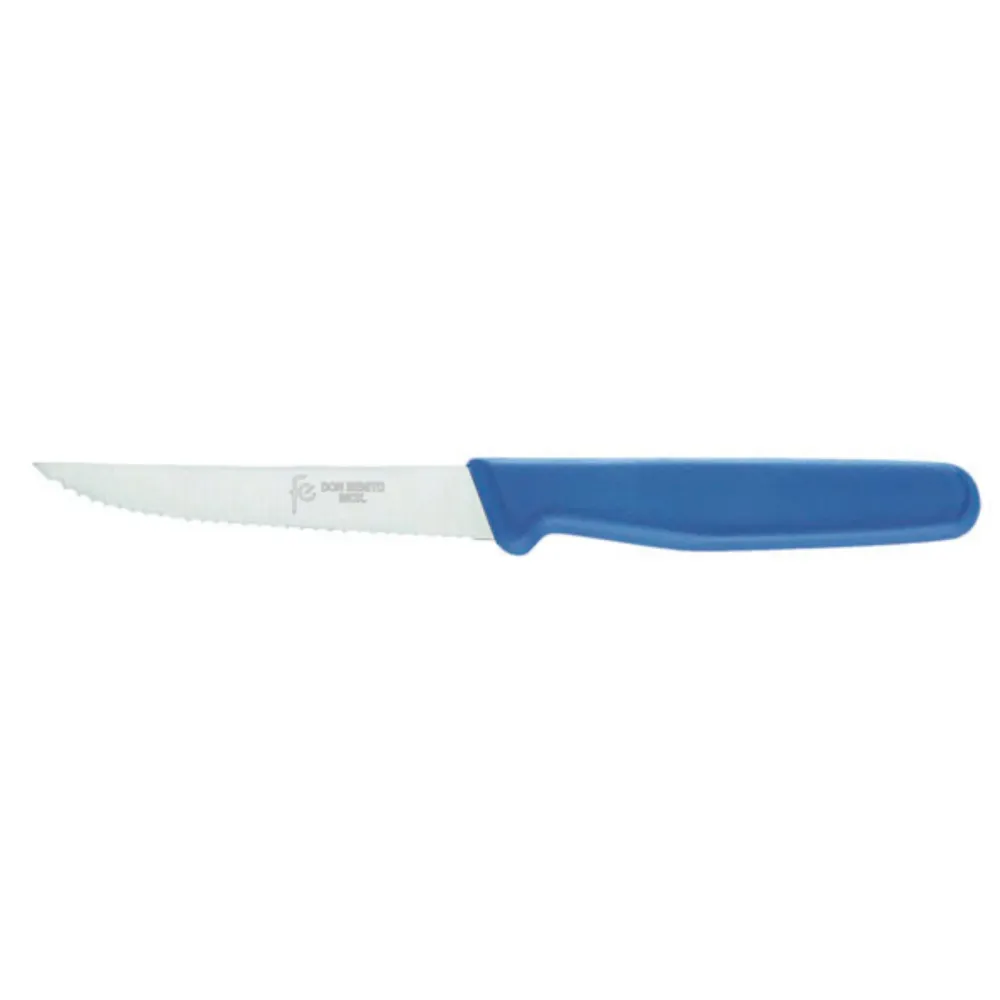 Acero Inoxidable Cuchillo Cocina Sierra Mango azul