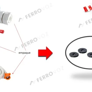 Acero Inoxidable EMPAQUETADURA PLANA PICO CAÑO JARDINERO