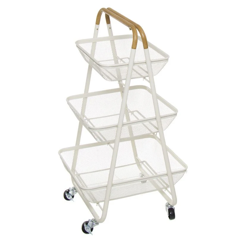 Alta Resistencia Carro cocina blanco
