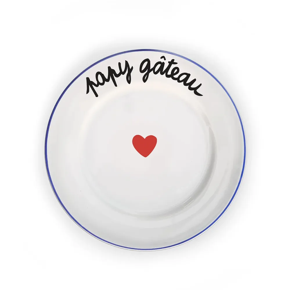 Assiette famille - Papy gâteau con Garantí
