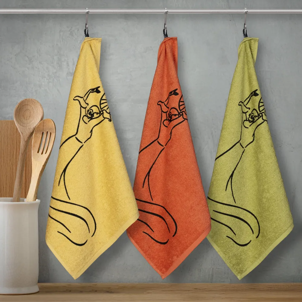 Bailaora paño cocina para Camping Amarillo
