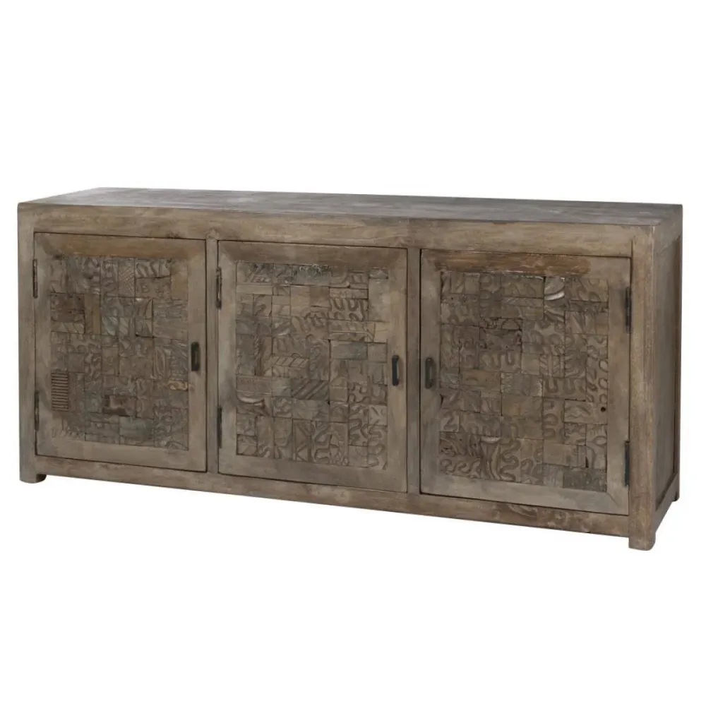 Barbacoa Buffet bois massif style indien