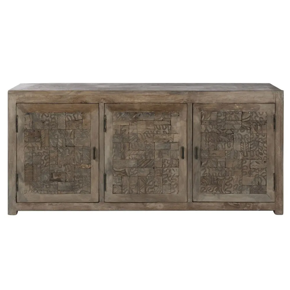 Barbacoa Buffet bois massif style indien