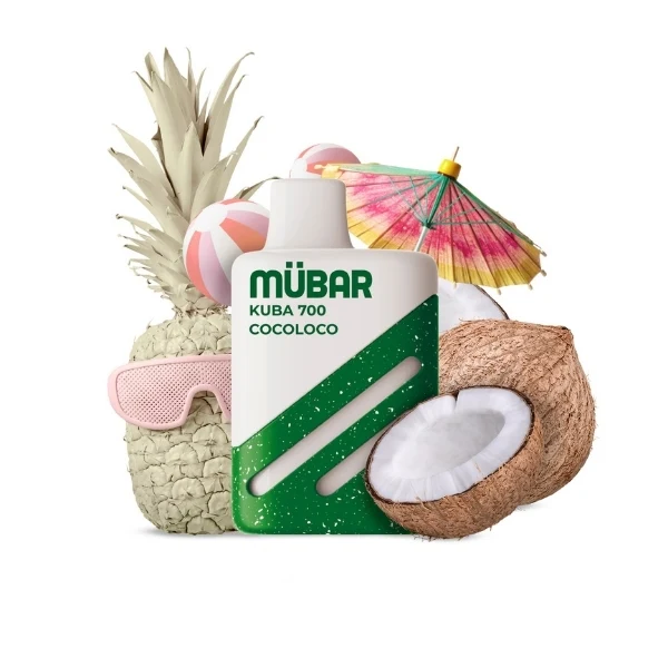 Carbón Mübar Kuba 700 Cocoloco Sin Nic.