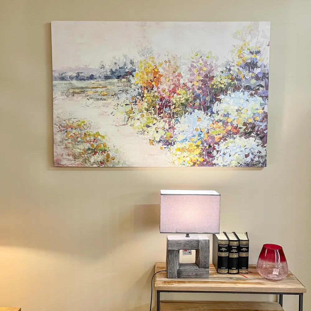 Cuadro lienzo sendero 120x80 cm con 2 Quemadores