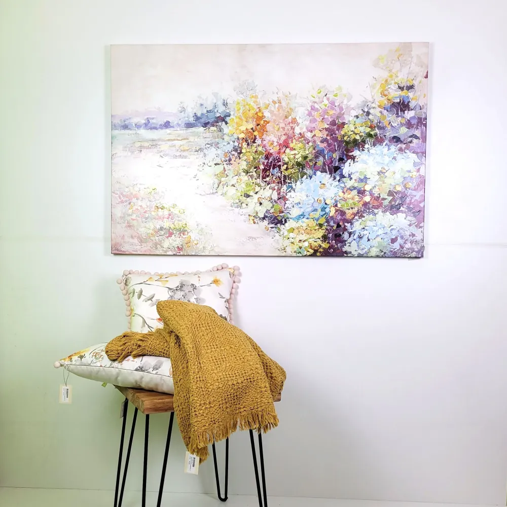 Cuadro lienzo sendero 120x80 cm con 2 Quemadores