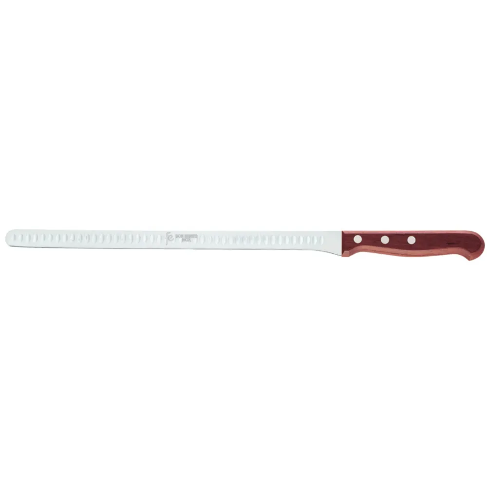 Cuchillo jamonero inoxidable mango madera con Termómetro Integrado