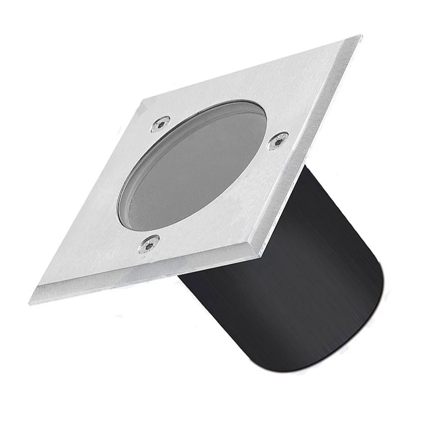 Empotrable Exterior Portátil Cuadrado Suelo GU10