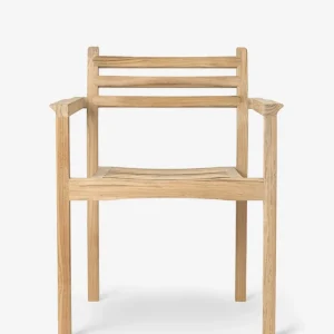 Exterior ah502 outdoor dining chair w. armrest