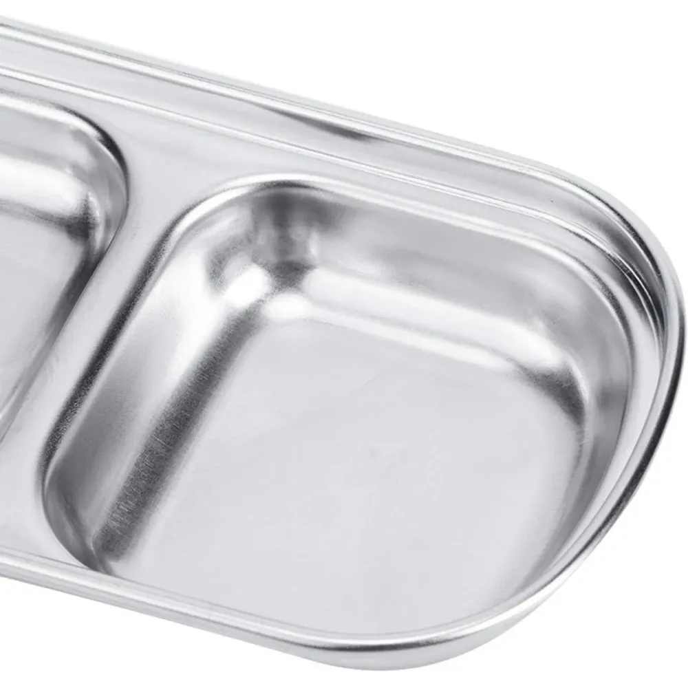 Exterior Bandeja de Cocina con 3 Separaciones Para Salsas - 21 cm