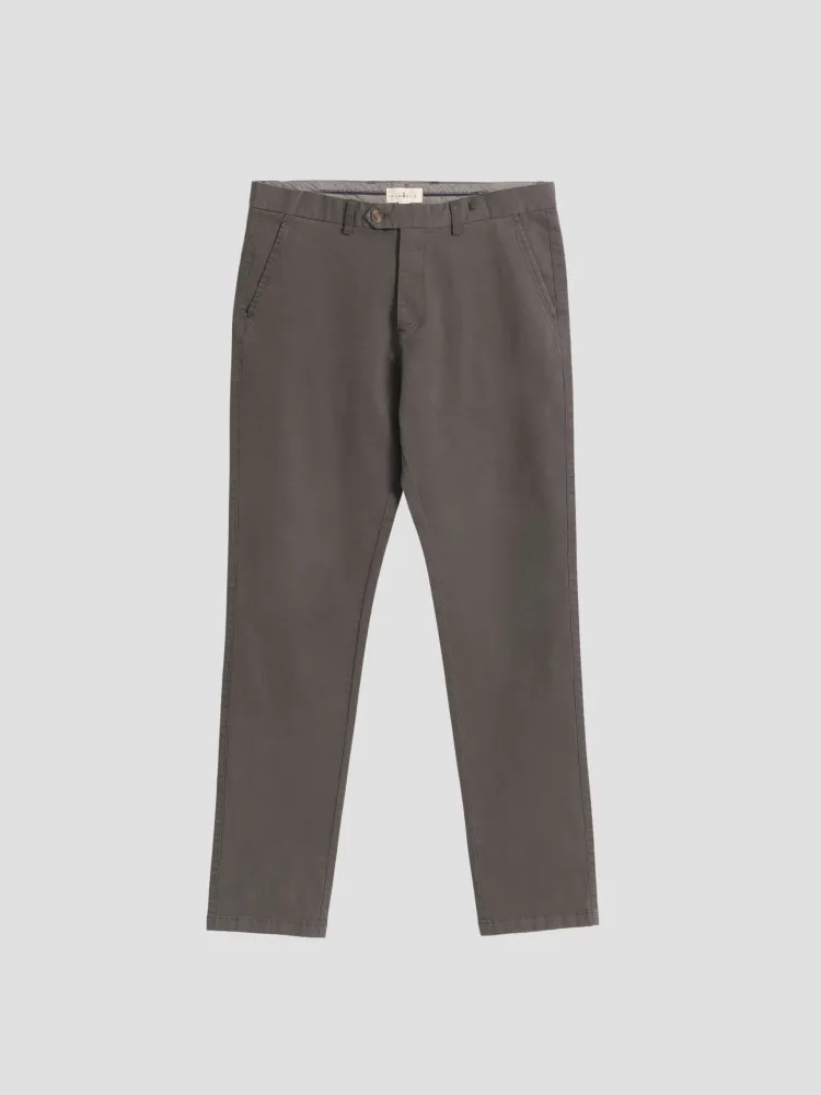 Exterior PANTALON CHINO TWILL VERDE BOSQUE