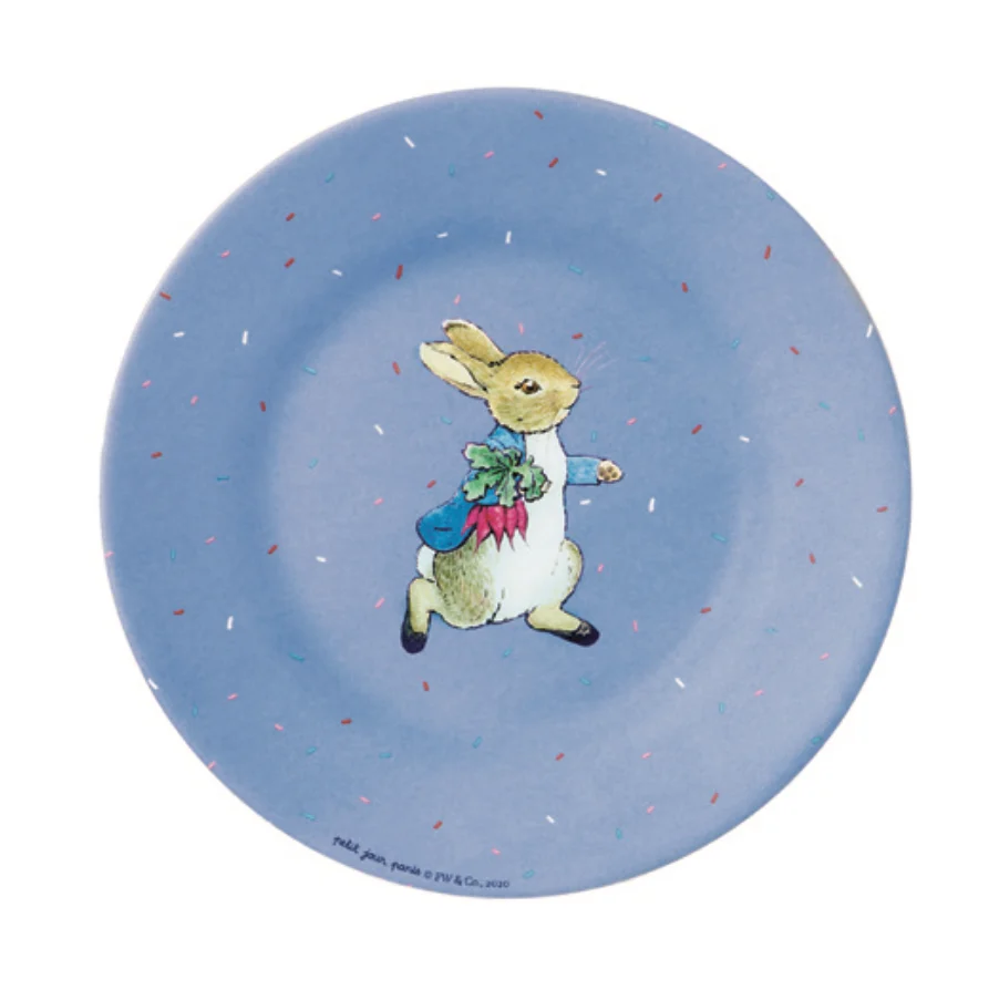 Gas Plato de Peter Rabbit azul