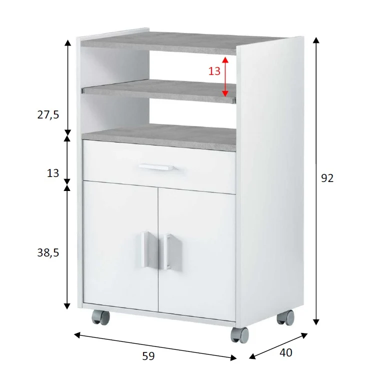 Mueble auxiliar cocina CHEFF 59 - Envio GRATUITO