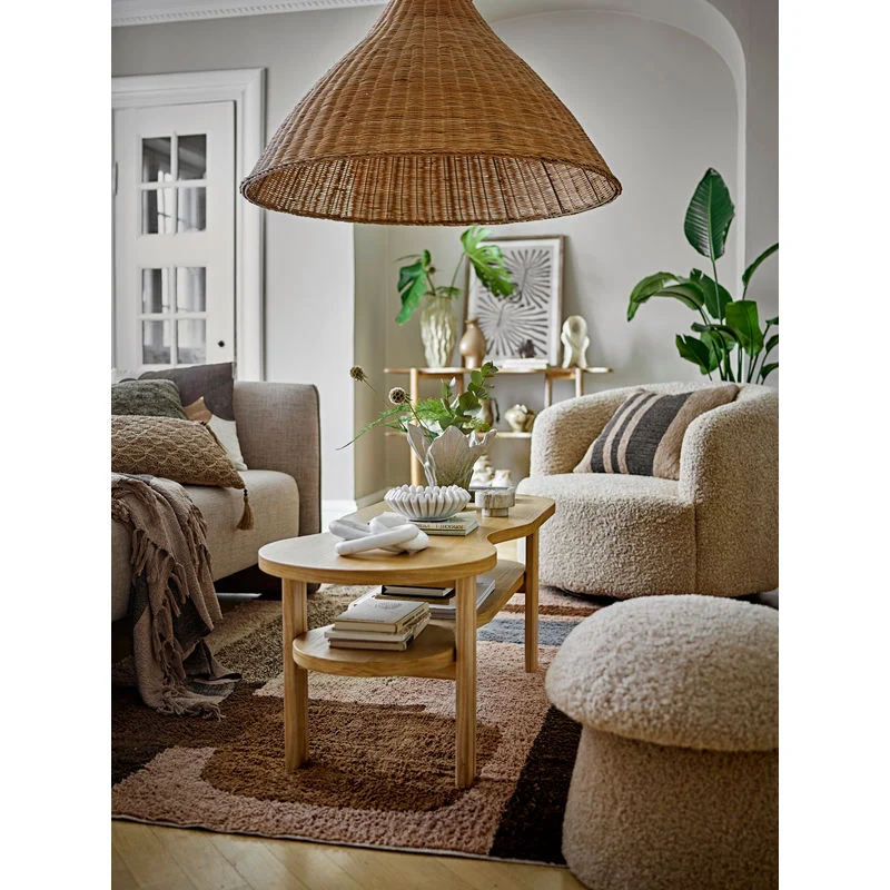 Premium Profesional Bloomingville Valria Salontafel, Naturel, Eiken fineer hout